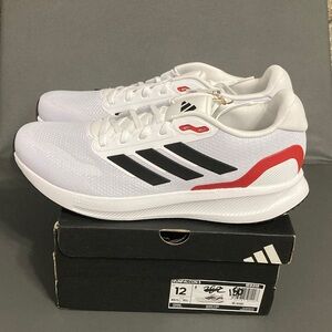 Adidas Run Falcon 5 white-black-red men’s 12
